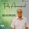 29 de agosto: Aniversário de Dom Jacy -Bispo da Diocese de São Luiz de Cáceres